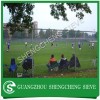 green football field fencing