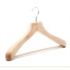 wooden suit hanger with bar