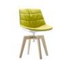 wood legs fiberglass chair