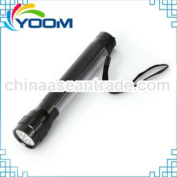 3 leds YMC-T302AN durable aluminum best solar flashlight