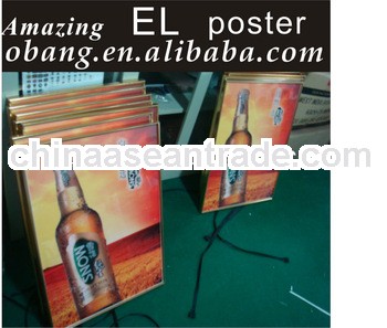 Advertising product EL poster