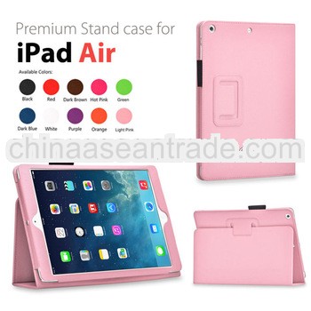Alibaba combo stand case for Ipad Air leather stand case