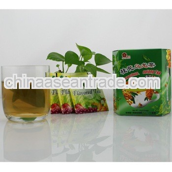 Cherry Blossom organic flower flavor oolong teabag
