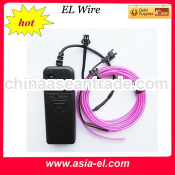 Hot sale high brightness 3.2mm Purple EL Light up Wire,EL Lighting Wire