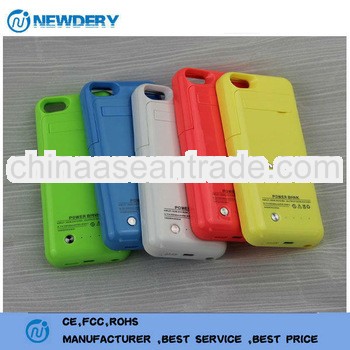 backup battery case for iphone5/portable rechargeable battery case for Iphone5c