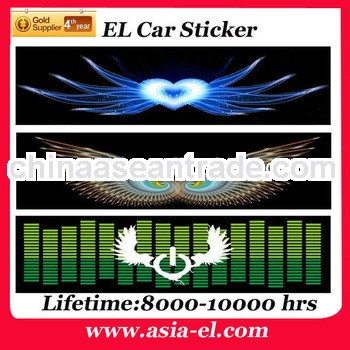 sports car stickers,equalizer car sticker,equalizer el car sticker