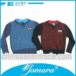 100% cotton branded sweater designs for kids