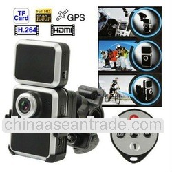 1080P Portable HD sport camera DVR with separate GPS