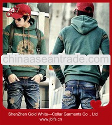 2013 Korean fashion men's long sleeve pullover hoody with funny picture