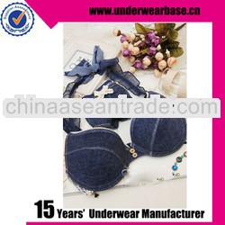 2013 New denim print underwear sexy underwear lace bra set,ladies bra,sexy men underwear