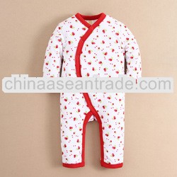 2013 Winter baby clothing 100% cotton quilted romper wholesale