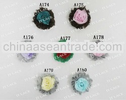 2013 hot chiffon decorative handmade flowers wholesale