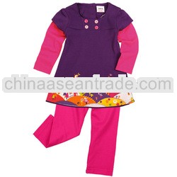 2013 new style girls clothing set /baby wear set /baby girl clothes