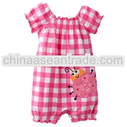 2013 new style wholesale hot sell 100% cotton baby romper