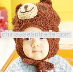 2013 trendy cute baby boy winter hats