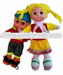 38cm Cheap Sale Lifelike Infant Baby Boy&Girl Doll with Music