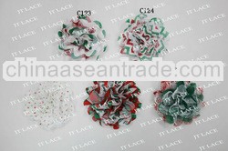 3.75" Shabby chiffon lace flower for hair accessory