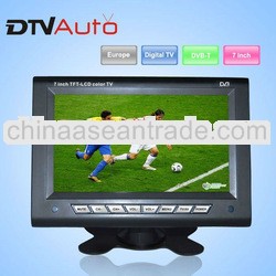 7inch airtel digital tv for Europe with SD/USB function car lcd monitor