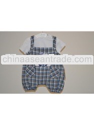 Baby Boy Summer Gardener Romper