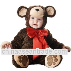 Baby boy plush bear animal costume