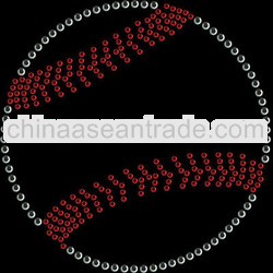 Baseball Wholesale Rhinestone Transfers Design