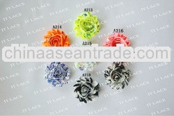 Children garment accessory, shabby flower for wedding decoration