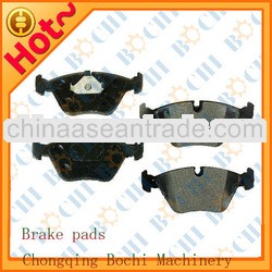 China best saling high performance ceramic semi metal brake pads for mercedes benz truck
