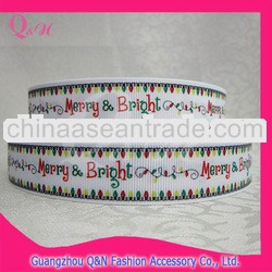 Christmas Ribbon 7/8" Christmas Grosgrain ribbon printed