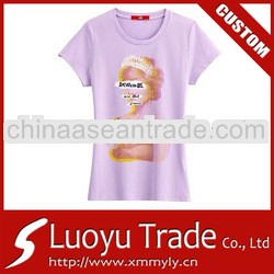 Custom Cotton T shirt for Ladies China
