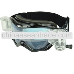 Elegant, anti-UV,removable and secure motorcross goggle