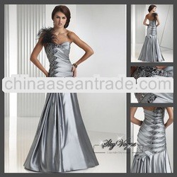 FM025*New Style Classic One-Shoulder Evening Gown