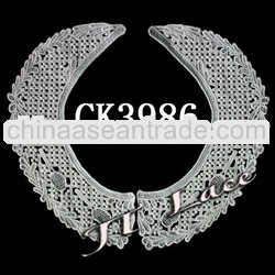 Factory unique crochet cotton collar for garment from Guangzhou CK3986