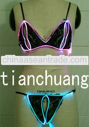 Fashionable Design Light Up Sexy Bra