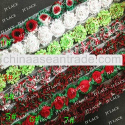 Garment accessories shabby flower trim wholesale