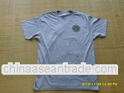 Grey New Design Custom Tee Shirts Cotton for Men