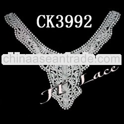 Guangzhou superior quality cotton collar lace factory price CK3992