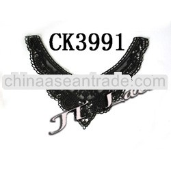 Guangzhou superior quality cotton collar lace wholesale CK3991