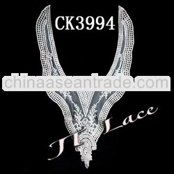 Guangzhou unique cotton collar lace factory price CK3994