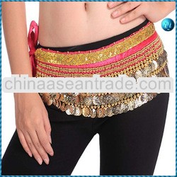 Hot Selling Belly Dance Belt 3rows coins