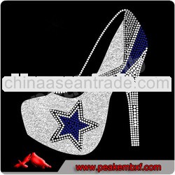 Hot Selling High Heels Glitter Heat Transfer Wholesale For Garment