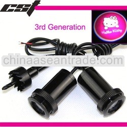 Hot sale car door logo light led laser lamp 3rd