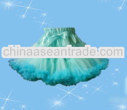 Light green chiffon pettiskirt for baby