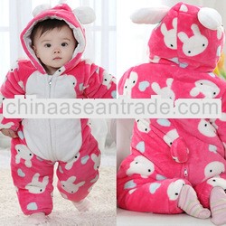 Lovely Rabbit Design Baby Romper Long-Sleeved New Born Girl Bodysuits