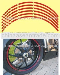 Motorcycle reflective rim stripe wheel sticker decal MOTOGP style