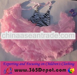 Soft Tulle Zebra Print Pettiskirts Tutu Pettiskirts Baby Petti Dress