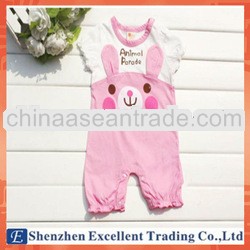 Summer Hot Style Cute Rabbit or Bear Pattern Rompers Baby Clothes