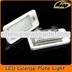 [H02017] LED Number License Plate Light Lamp for Audi A3 S3 A4 S4 A6 C6 S6 A8 S8(D3) Q7 RS4 RS6