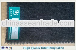 fusible nonwoven Interlining fabric W5182A for garment hot in 2013
