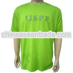 green color 100% Cotton and Soft advertisement T Shirt 180g