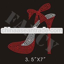 high-heeled shoes day for rhinestone transfer